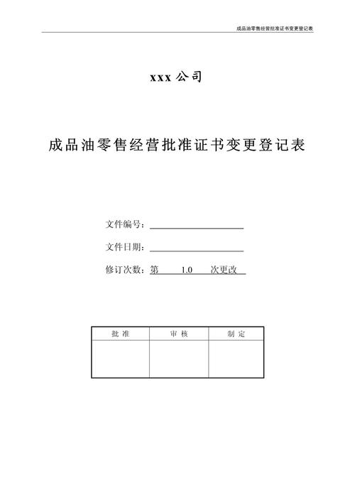 成品油经营许可证变更证明 成品油经营许可证变更证明怎么写-第3张图片-(义乌市荷淮网络科技工作室)